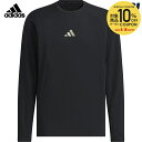 アディダス adidas マルチSPウェア メンズ プレミアム アクティブ レギュラーフィット ダブルニット 長袖Tシャツ KQD69 2025SS