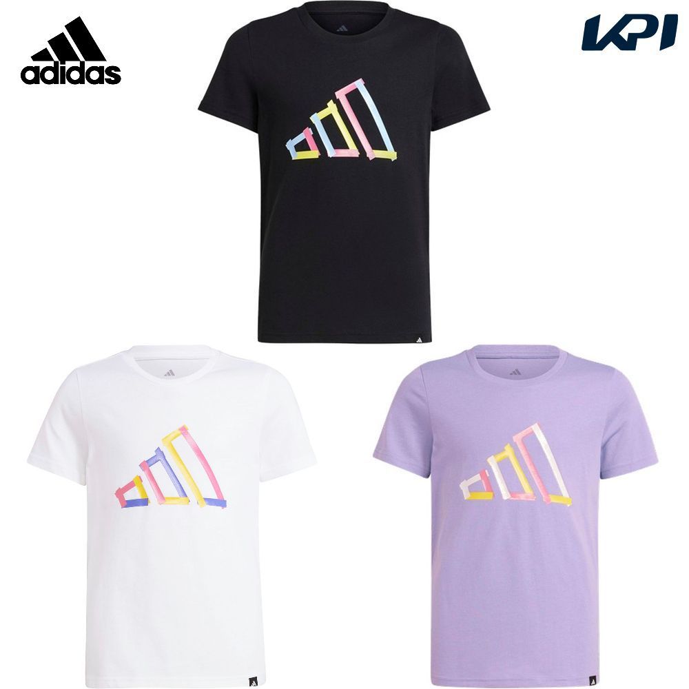 乐天商城 - アディダス adidas マルチSPウェア ボーイズ テックロゴ グラフィック半袖Tシャツ KRU68 2025SS