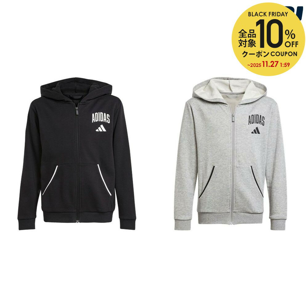 【全品10%OFFクーポン】アディダス adidas マルチSPウェア シーズナル エッセンシャルズ カレッジ フルジップ パーカー KLH29 2025FW