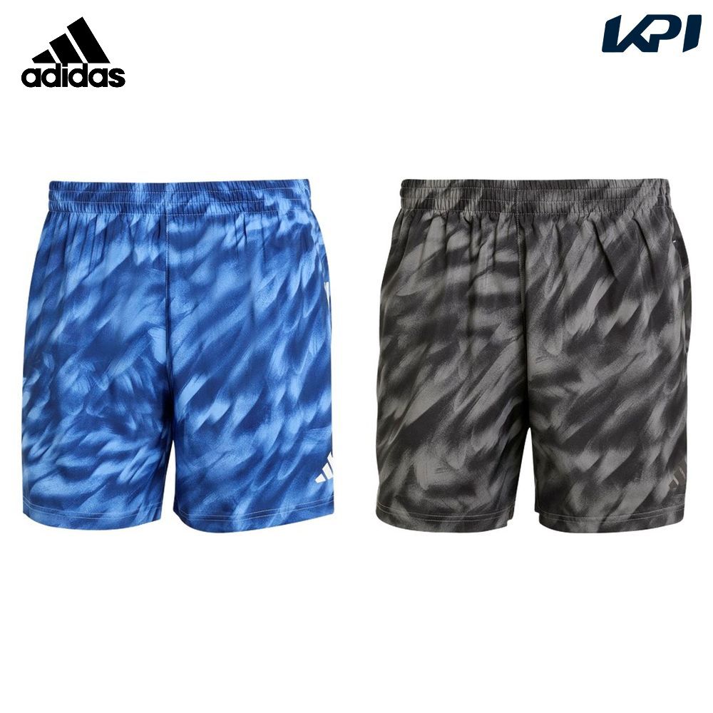 アディダス adidas ランニングウェア メンズ オウン ザ ラン 総柄プリント ショーツ KRI49 2025FW