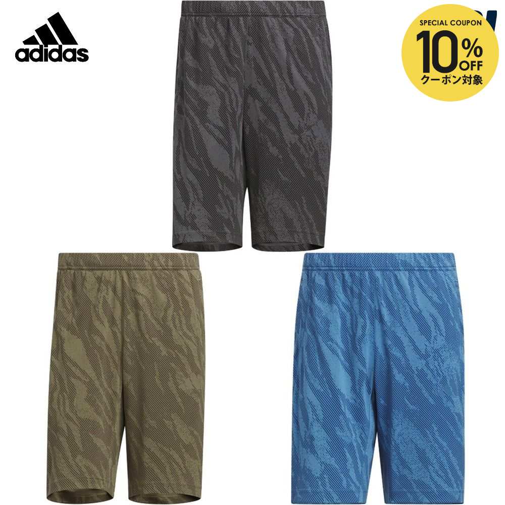 【10％OFFクーポン対象】アディダス adidas ランニングウェア メンズ テック エッセンシャルズ クールタッチ カモ AOP 9インチ ショーツ VC669 2026SS
