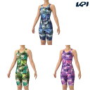 【10%OFFクーポン対象】アリーナ ARENA 水泳水着 レディース フィットネスワンピーススパッツ(オープンバック・ハーフレッグ・ぴったりパッド) AS5FWF05L