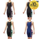 【10%OFFクーポン対象】アリーナ ARENA 水泳水着 レディース トレーニングワンピーススパッツ(オープンバック・ハーフレッグ) AS5SWM28L
