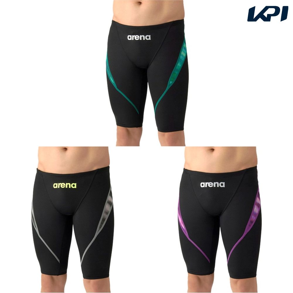 【10％OFFクーポン対象】アリーナ ARENA 水泳水着 メンズ レーシングスパッツ(ハーフレッグ) AS6SRC45M