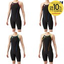 【10%OFFクーポン対象】アリーナ ARENA 水泳水着 レディース トレーニングワンピーススパッツ(オープンバック・ハーフレッグ) SAR4101W