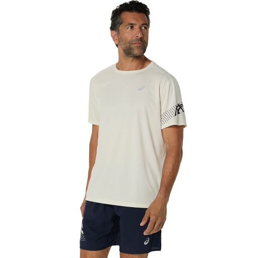 【10%OFFクーポン対象】アシックス asics ランニングウェア メンズ ICON半袖シャツ 2011D300-200 2025SS 【10%OFFクーポン対象】アシックス asics ランニングウェア メンズ ICON半袖シャツ 2011D300-200 2025SS
