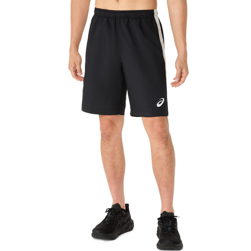 【10%OFFクーポン対象】アシックス asics マルチSPウェア ドライクロスロゴテープハーフパンツ 2031E967-002 2025SS