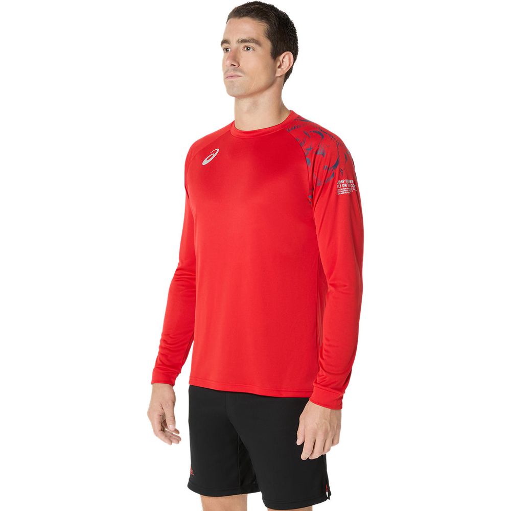 KPIの【10％OFFクーポン対象】アシックス asics マルチSPウェア ユニセックス トップラインファミリー長袖シャツ 2053A209-600 2025SS｜アングル3