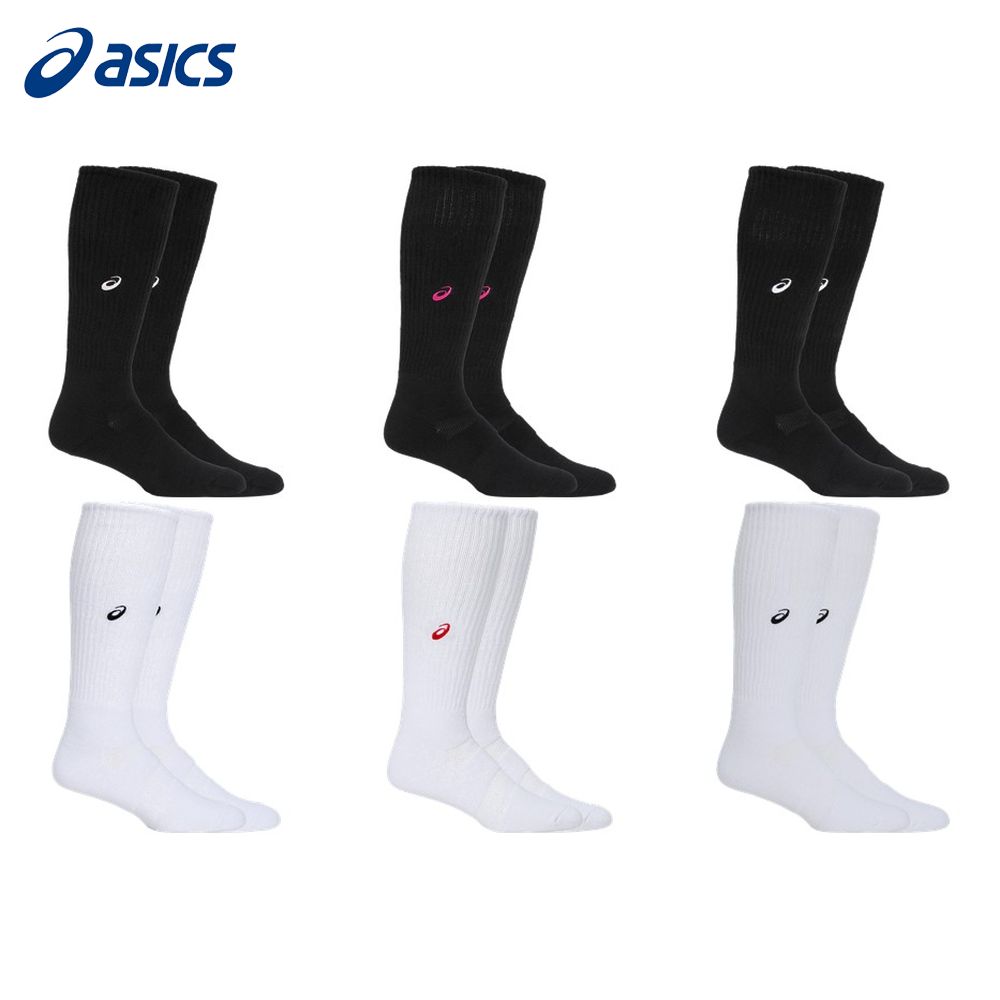 KPIの【エントリーで抽選▲最大10万ポイント】アシックス asics バレーボールアクセサリー レディース ワンポイントハイソックス 3052A011｜アングル2