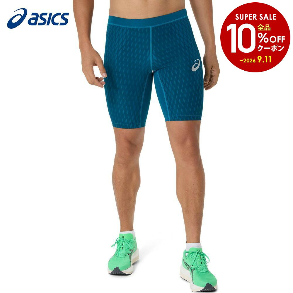 【10％OFFクーポン対象】アシックス asics ランニングウェア メンズ MOTION MUSCLE SPPORTスピードポケットタイツ 2011D178-2026 2026SS
