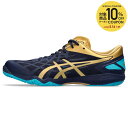 【10%OFFクーポン対象】アシックス asics 卓球シューズ ユニセックス ATTACK DOMINATE FF 2 1073A010-2024