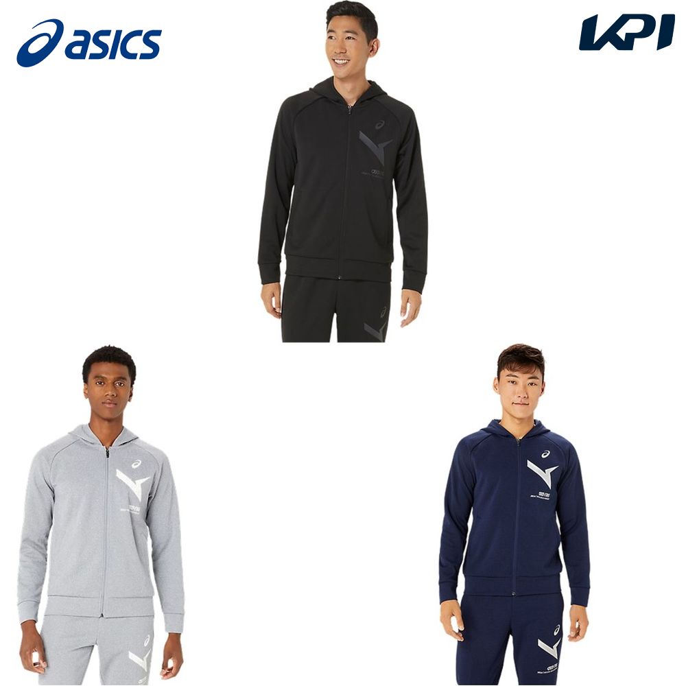 【全品10％OFFクーポン▼】アシックス asics フィットネスウェア メンズ A－I－Mポリエステルスウェットフルジップフーディー 2031E545 2024SS