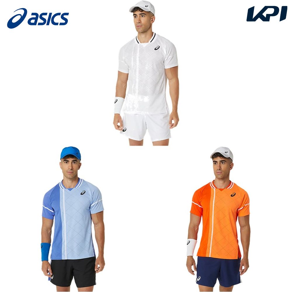 【全品10％OFFクーポン▼】アシックス asics テニスウェア メンズ クールMATCH半袖シャツ 2041A282 2024SS