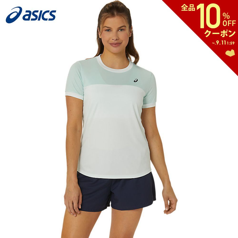 【全品10％OFFクーポン▼】アシックス asics テニスウェア レディース ドライ半袖シャツ 2042A262- 2024SS