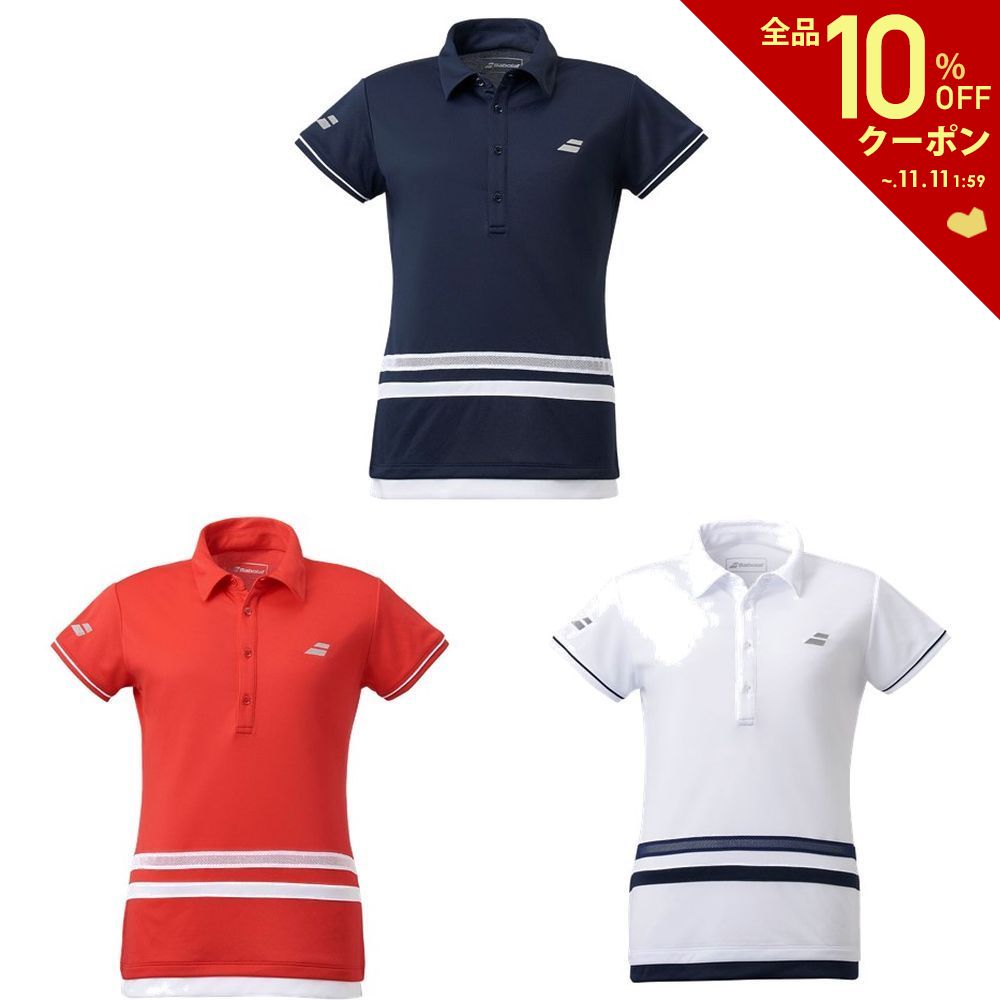 【全品10％OFFクーポン▼】「あす楽対応」バボラ Babolat テニスウェア レディース SHORT SLEEVE SHIRT 半袖シャツ BTWQJA08 2020FW 『即日出荷』【KPIタイムセール】