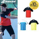 【全品10％OFFクーポン 】バボラ Babolat テニスウェア メンズ CLUB SHORT SLEEVE SHIRT ショートスリーブシャツ BUG1310C 2021SS