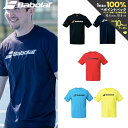 【全品10％OFFクーポン▼】「あす楽対応」バボラ Babolat テニスウェア メンズ CLUB SHORT SLEEVE SHIRT ショートスリーブシャツ BUP1510C 2021SS『即日出荷』