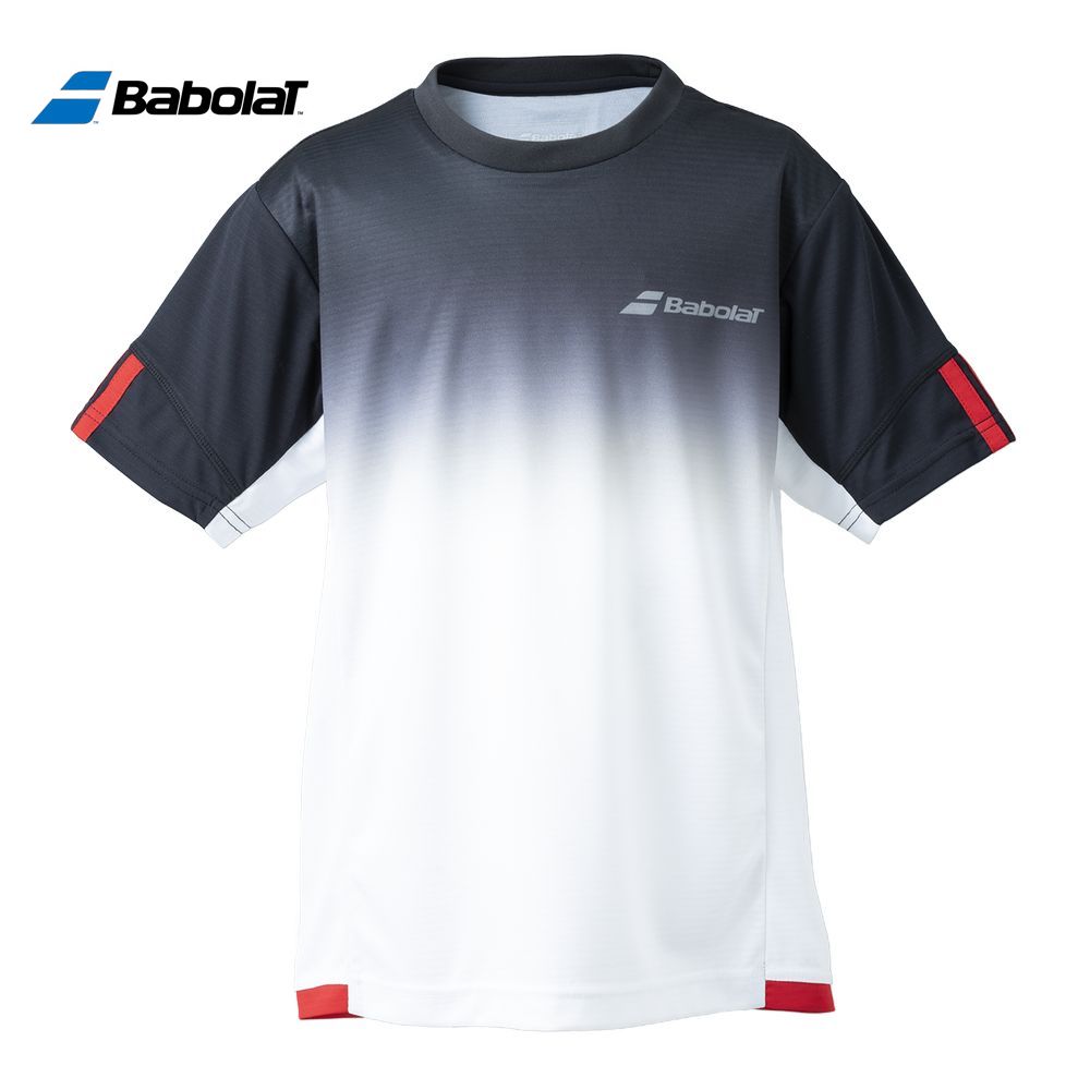 あす楽対応 バボラ Babolat テニスウェア ジュニア CLUB SHORT SLEEVE SHIRT JR ゲームシャツ BJG1340C-2022 2022SS 即日出荷 