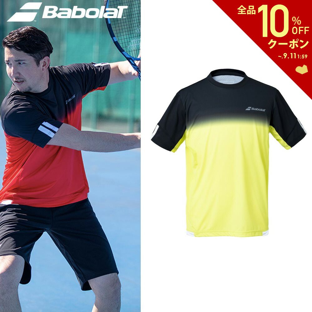 10OFFݥ󢧡֤ۡбץХܥ Babolat ƥ˥  CLUB SHORT SLEEVE SHIRT 硼ȥ꡼֥ BUG1310C 2021SS¨в١