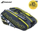 【全品10％OFFクーポン ～4/17 9:59】バボラ Babolat テニスバッグ ピュアアエロ ラケットホルダー 12 PURE AERO RACKET HOLDERX 12 2023年モデル 751221