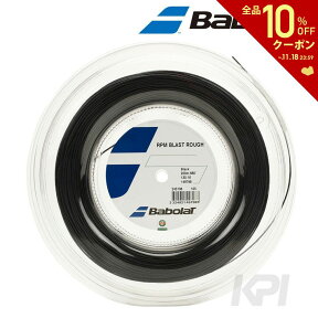 【全品10％OFFクーポン▼】【365日出荷】「あす楽対応」BabolaT（バボラ）「RPM BLAST ROUGH（RPM ブラスト ラフ）125/130 200mロール BA243136」硬式テニスストリング（ガット） 『即日出荷』