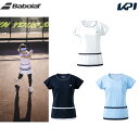 【全品10％OFFクーポン▼】「あす楽対応」バボラ Babolat テニスウェア レディース PURE ショートスリーブシャツ BWG3325 2023SS 『即日出荷』