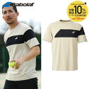 【10%OFFクーポン対象~7/20】バボラ Babolat テニスウェア ユニセックス CLUB SHORT SLEEVE SHIRT ゲームシャツ ショートスリーブシャツ BUG4311C-2025 2025SS