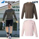 【10%OFFクーポン対象】バボラ Babolat テニスウェア ユニセックス VS LONG SLEEVE SHIRT ロングスリーブシャツ BUP5550 2025FW 7月下旬発売予定※予約