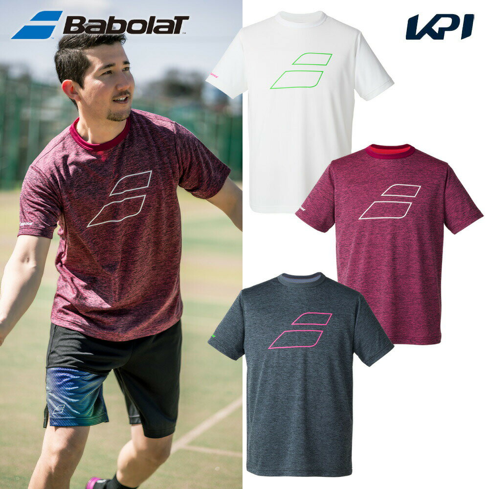 バボラ Babolat テニスウェア ユニセックス PURE SHORT SLEEVE SHIRT ピュア ショートスリーブシャツ 半袖シャツ BUP5554 2025FW