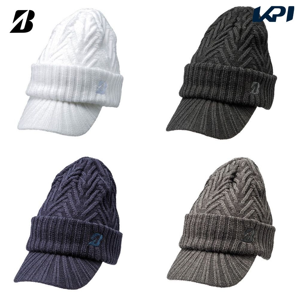 ブリヂストン 【全品10％OFFクーポン▼】ブリヂストン BRIDGESTONE ゴルフキャップ・バイザー メンズ ツバ付きニット 22AW CPWG28