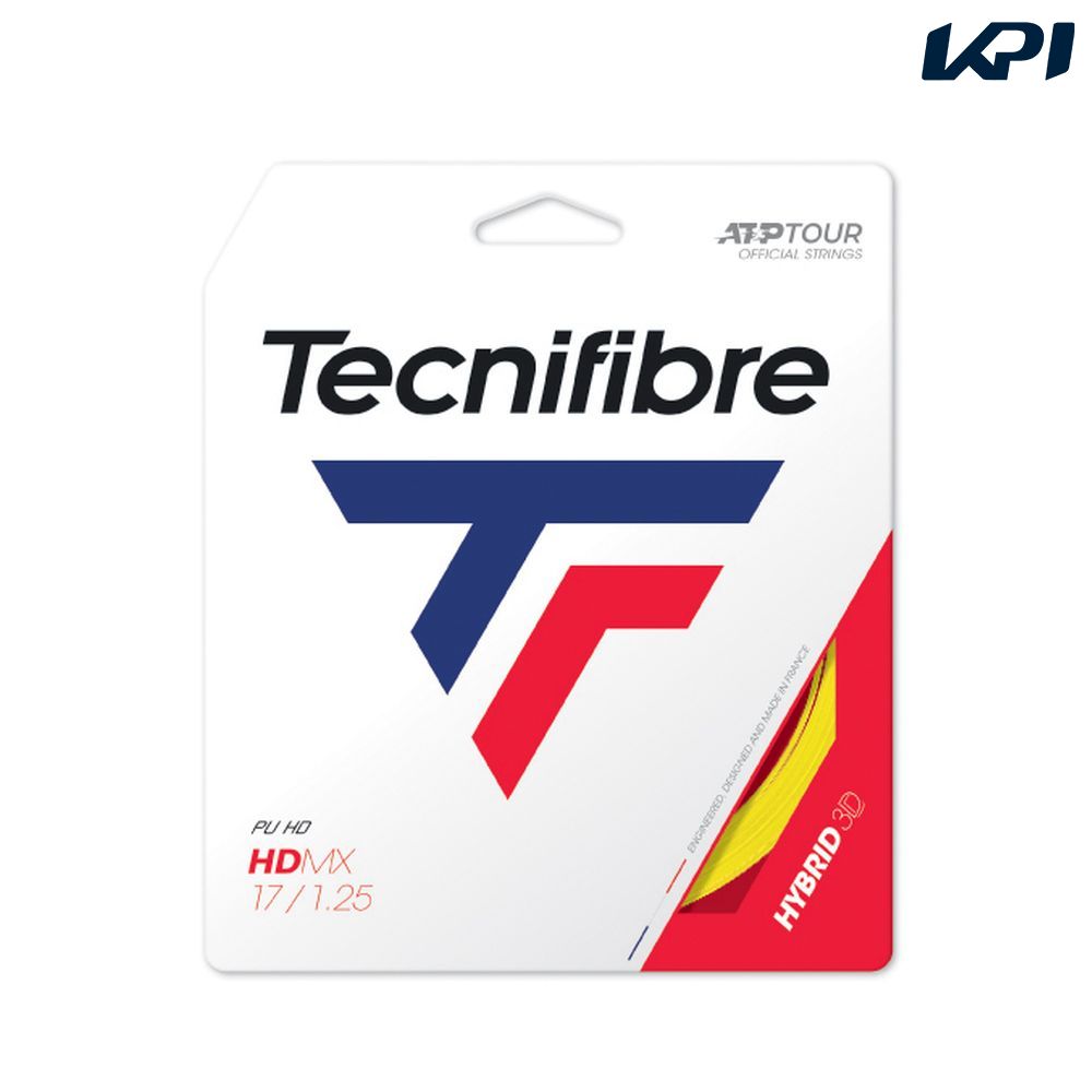 ガット 【全品10％OFFクーポン▼】「あす楽対応」テクニファイバー Tecnifibre テニスガット・ストリング HDMX 単張 1.25mm YELLOW TFG305 TFSG300『即日出荷』