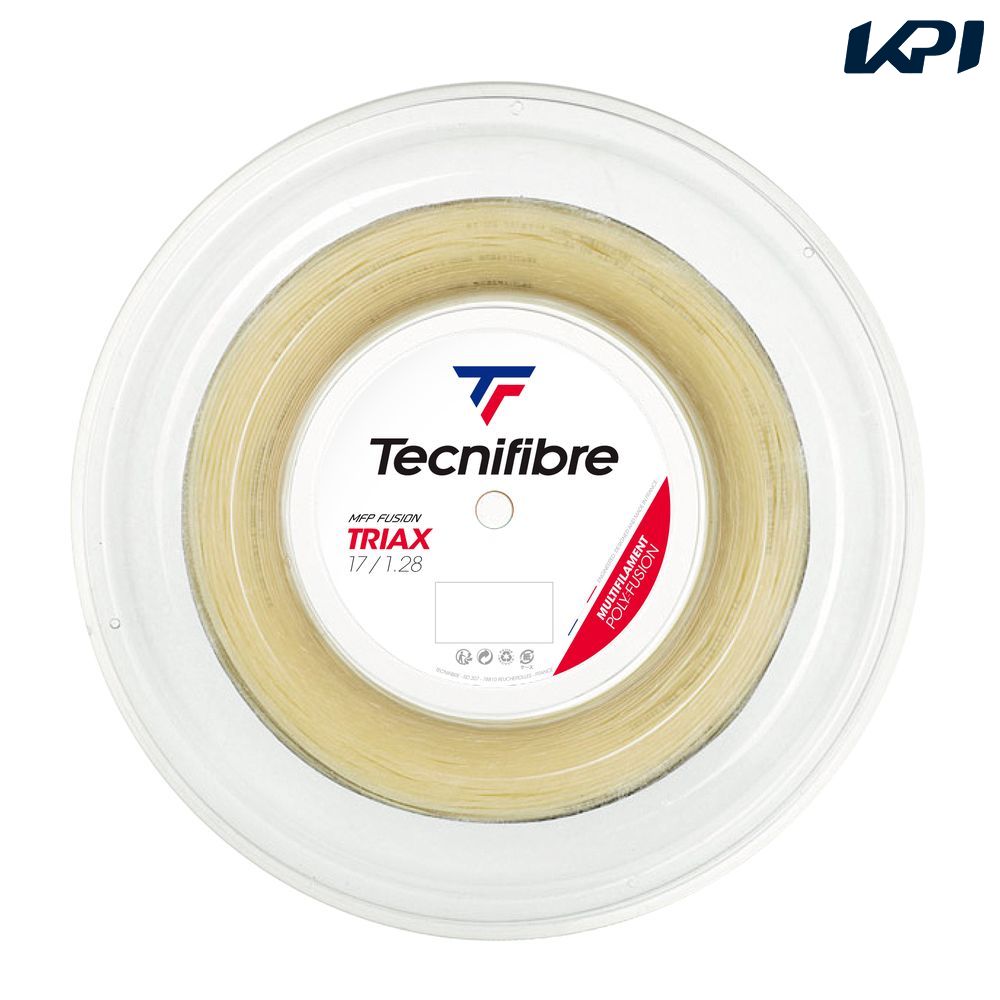 【全品10％OFFクーポン▼】「あす楽対応」テクニファイバー Tecnifibre テニスガット ストリング TRIAX 1.28mm トライアックス ロール200m TFR310 TFSR301 『即日出荷』