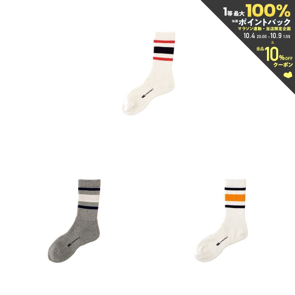 10OFFݥ󢧡ۥ󥿥٥꡼ CANTERBURY 饰ӡ꡼  LINE SOCKS AS03971