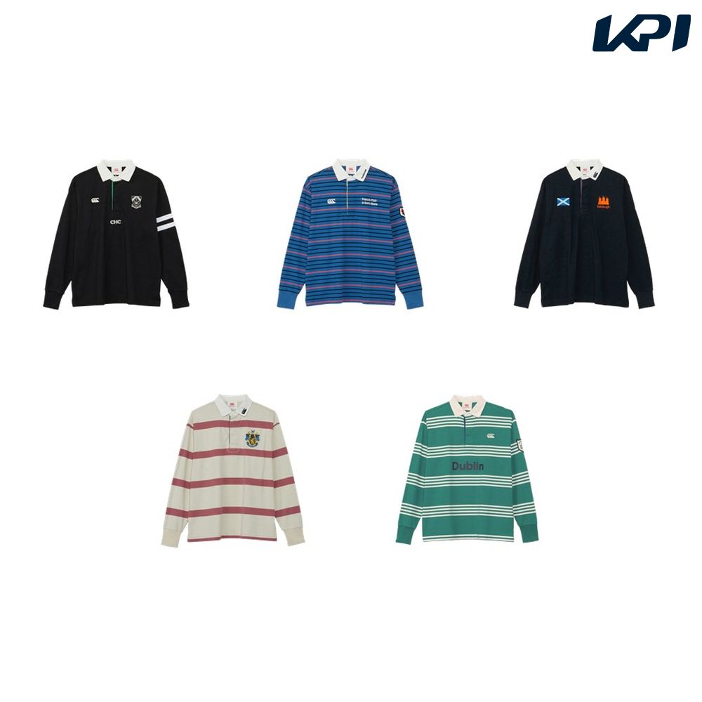 10OFFݥ󢧡ۥ󥿥٥꡼ CANTERBURY 饰ӡ  L/S RUGGER SHIRT RA43529 2023FW