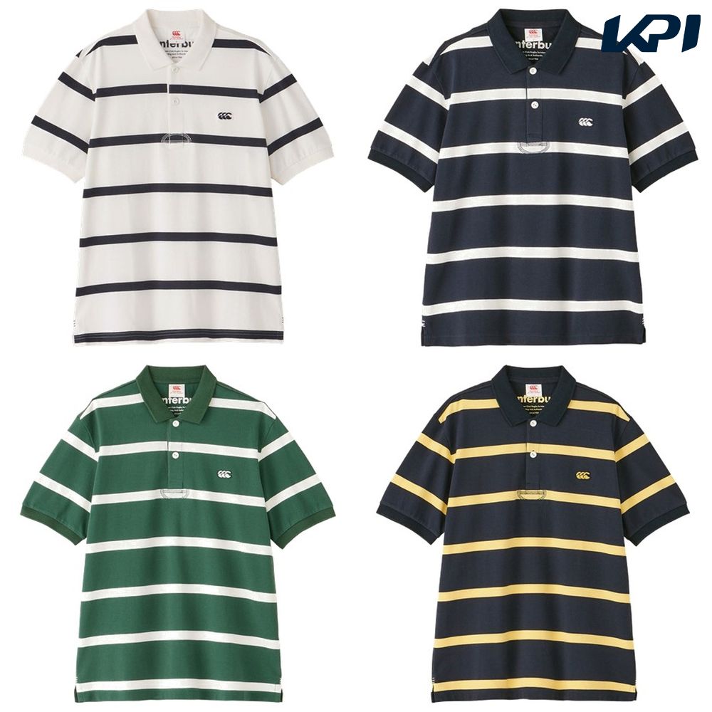 【全品10％OFFクーポン▼】カンタベリー CANTERBURY ラグビーウェア ユニセックス S/S RUGGER POLO RA34109 2024SS