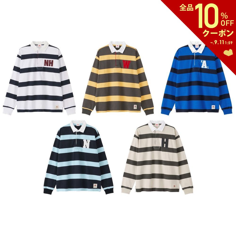 カンタベリー CANTERBURY ラグビーウェア ユニセックス L/S RUGGER SHIRT RA44103 2024SS