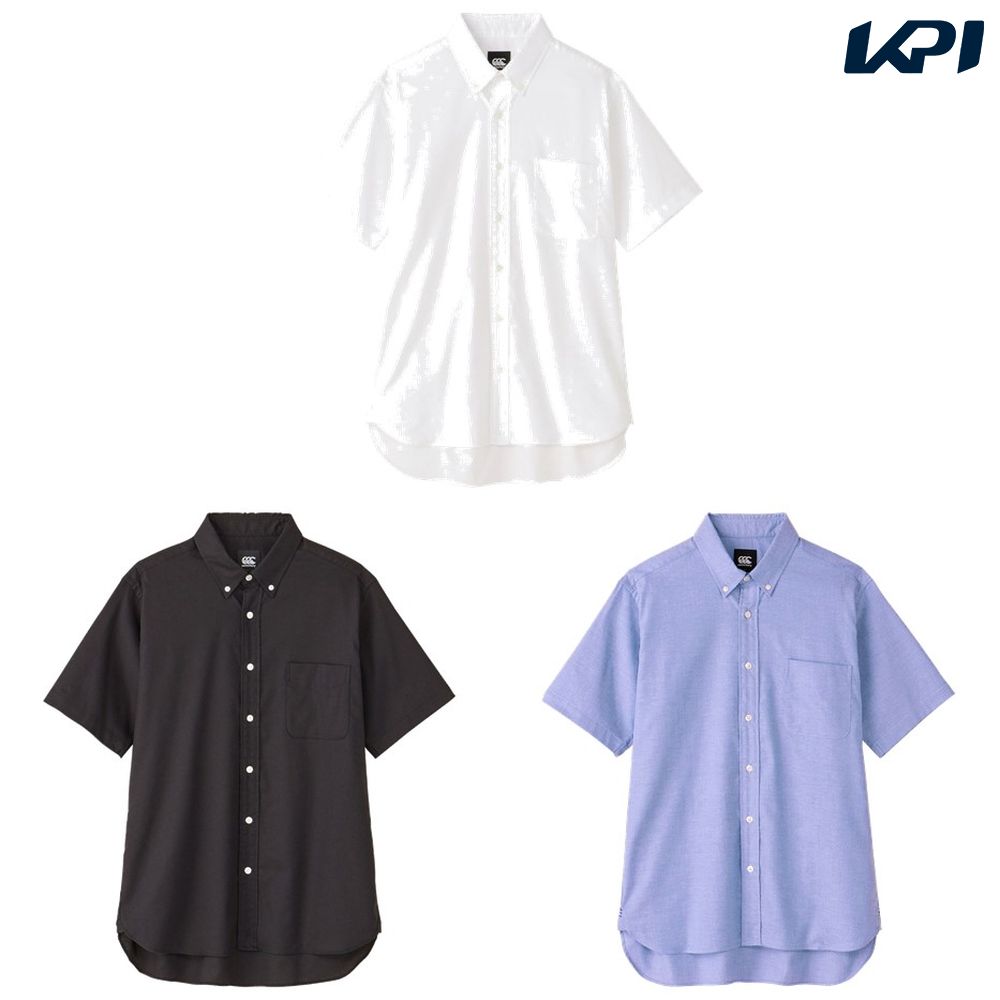 10OFFݥ󢧡ۥ󥿥٥꡼ CANTERBURY 饰ӡ ˥å R+ S/S STRETCH BD SHIRT RP34077 2024SS