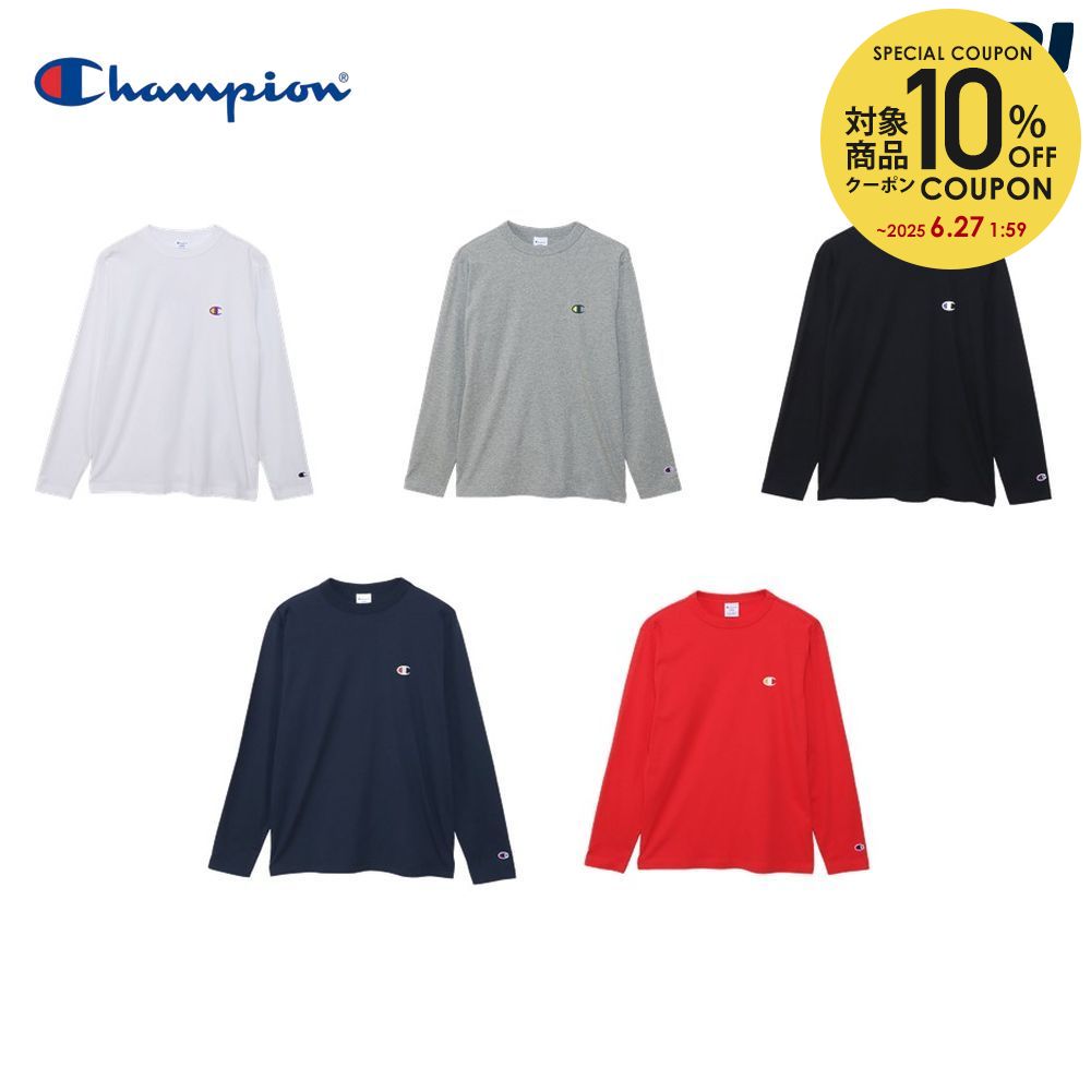 10OFFݥоݡۥԥ Champion 奢륦 ˥å LONG SLEEVE T-SH C3-A412...