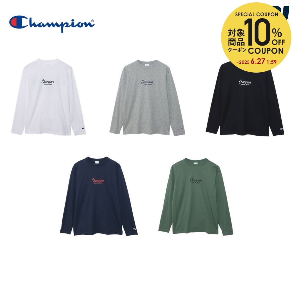 10OFFݥоݡۥԥ Champion 奢륦 ˥å LONG SLEEVE T-SH C3-A413...