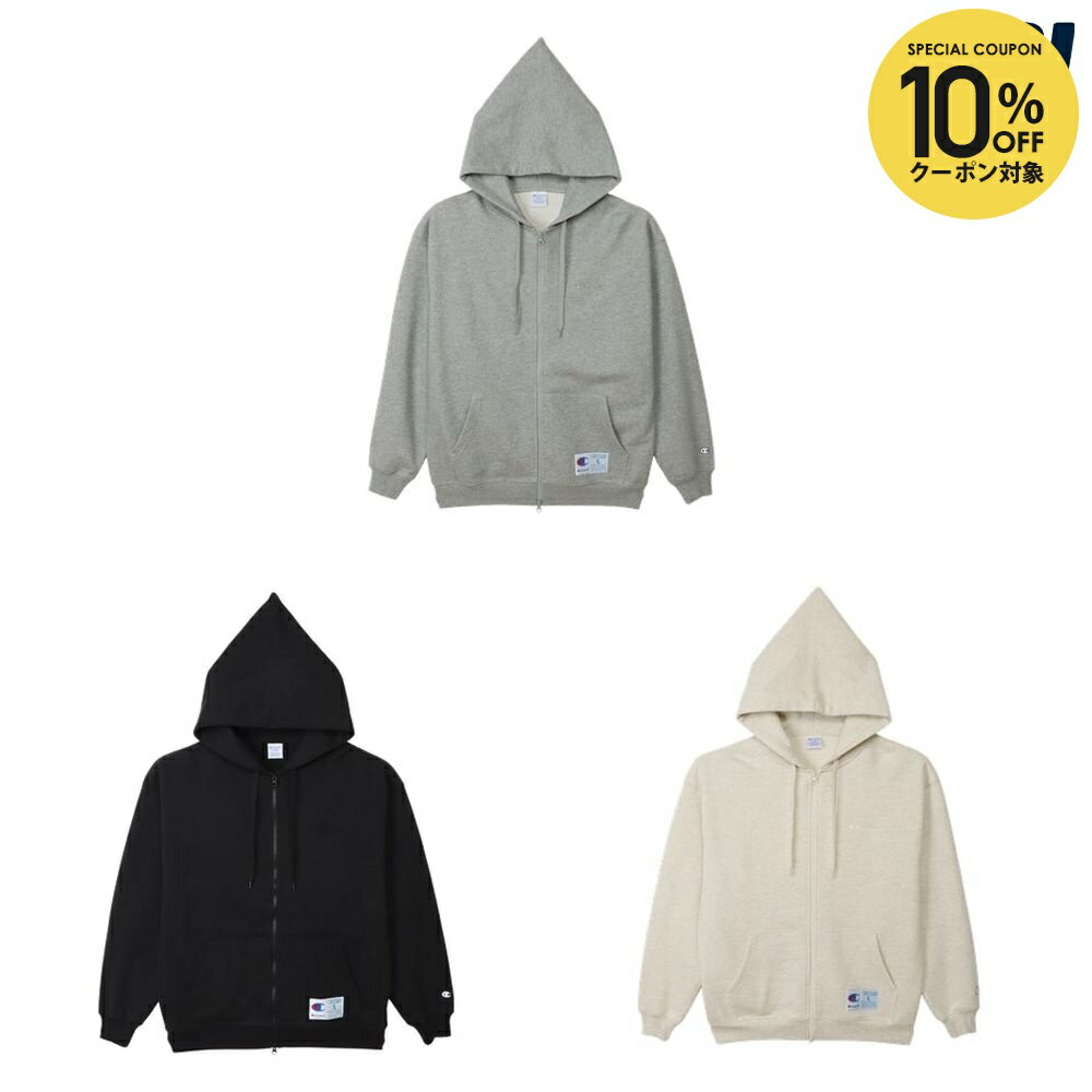 【10％OFFクーポン対象】チャンピオン Champion マルチSPウェア ユニセックス ZIP HOODED SWEATSHIRT C3-D107 2026SS