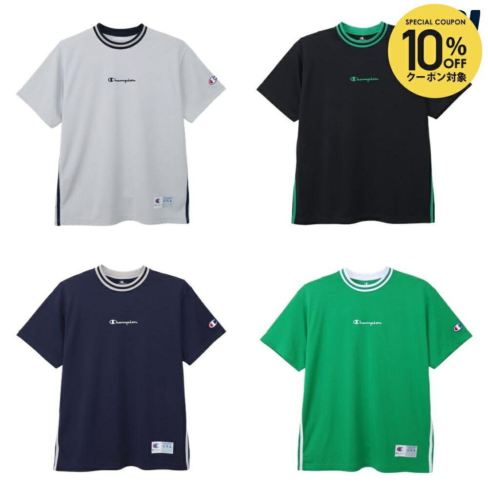 Lグレー(030) ブラック(090) ネイビー(370) クラシックグリーン(54C) メーカー希望小売価格はメーカーカタログに基づいて掲載しています。 商品説明 ：●素材：Drysaver Jersey Polyester 100%　FEATURES Recycled Polyester Line Tape Embroidery Jock Tag：サイズ：M - L - XL チャンピオン Champion バスケット ウェア バスケットウェア SHORT SLEEVE T-SHIRT 2026SS 2026新製品