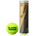 【全品10％OFFクーポン▼】【365日出荷】「あす楽対応」DUNLOP(ダンロップ)「St.JAMES Premium(セントジェームス プレミアム)（15缶/60球)」テニスボール 『即日出荷』 2