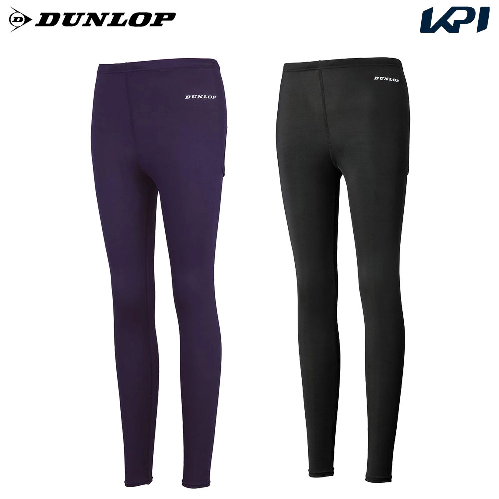 ダンロップ DUNLOP テニスウェア レディース UVカット レギンス(10分丈) TAC-8006W 2020SS