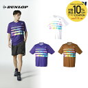 【10%OFFクーポン対象】ダンロップ DUNLOP テニスウェア ユニセックス ゲームシャツ DAP-1402 2024SS「ウェアータイムセール」