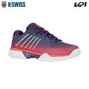 ケイ・スイス K・SWISS テニスシューズ レディース HYPERCOURT EXPRESS 2 WOMEN(PURPLE X PINK)ハイパーコートエクスプレス2 KS96613593PP「シューズケースプレゼントキャンペーン」