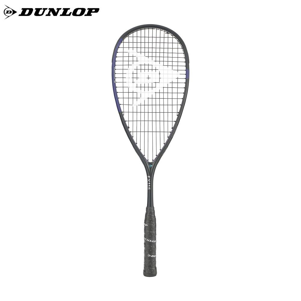 【エントリーで抽選▲最大10万ポイント】「ガット張り上げ済」ダンロップ DUNLOP スカッシュラケット SR FX115 DSQ2609 9月下旬発売予定※予約