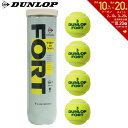 【全品10％OFFクーポン▼】【365日出荷】「あす楽対応」DUNLOP(ダンロップ)FORT(フォート)[4個入]1箱(30缶/120球)テニスボール 『即日出荷』 2