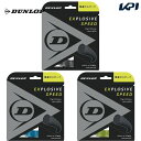 ガット 【全品10％OFFクーポン▼】ダンロップ DUNLOP テニスガット・ストリング EXPLOSIVE SPEED エクスプロッシブ・スピード 単張 12m DST11021