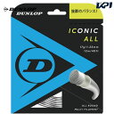 ガット 【全品10％OFFクーポン▼】ダンロップ DUNLOP テニスガット・ストリング ICONIC ALL アイコニック・オール 単張 12m DST31001