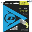 【全品10％OFFクーポン▼】ダンロップ DUNLOP テニスガット・ストリング ICONIC SPEED アイコニック・スピード 単張 12m DST31021